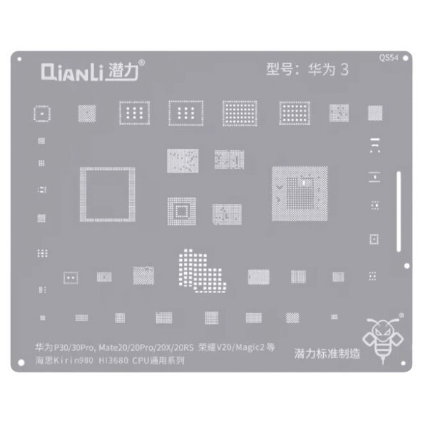 Sita BGA QIANLI QS54 pentru CPU Huawei / Honor Series