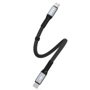 Cablu Date si Incarcare USB-C - USB-C Dudao L10C, 100W, 0.23m, Negru 