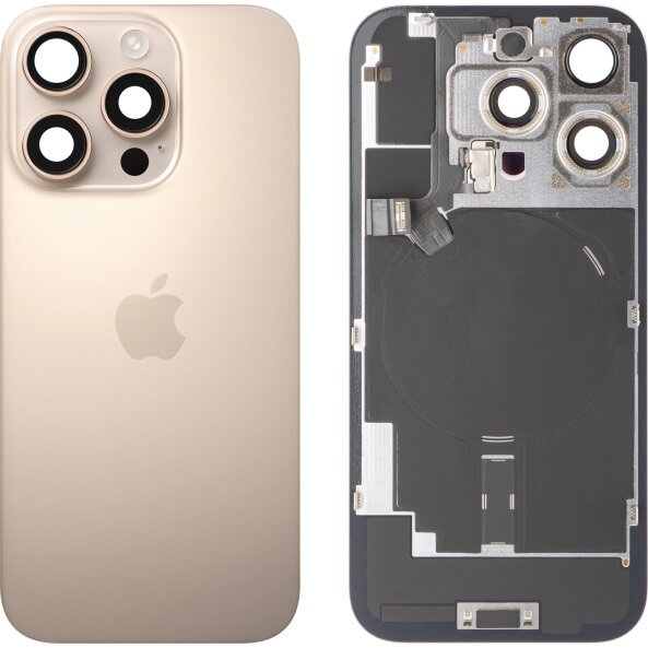 Capac Baterie Apple iPhone 16 Pro, Auriu (Desert Titanium), Swap 