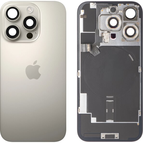 Capac Baterie Apple iPhone 16 Pro, Bej (Natural Titanium), Swap 