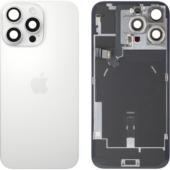 Capac Baterie Apple iPhone 16 Pro Max, Alb (White Titanium), Swap 