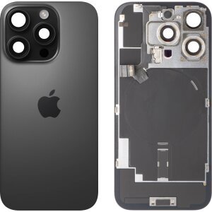 Capac Baterie Apple iPhone 16 Pro, Negru (Black Titanium), Swap 