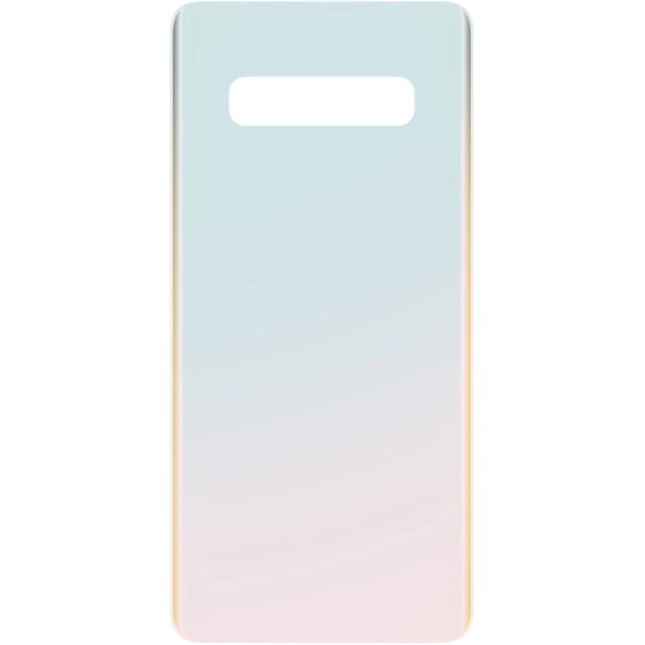 Capac Baterie compatibil cu Samsung Galaxy S10+ G975, Alb (Ceramic White) 