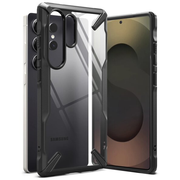 Husa pentru Samsung Galaxy S25 Ultra S938, Ringke, Fusion X, Neagra 