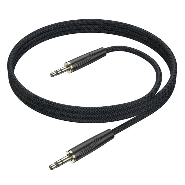 Cablu Audio 3.5mm - 3.5mm Borofone BL23 Refinado, 1m, Negru 
