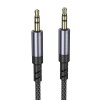 Cablu Audio 3.5mm - 3.5mm Borofone BL24 Graceful, 1m, Negru 