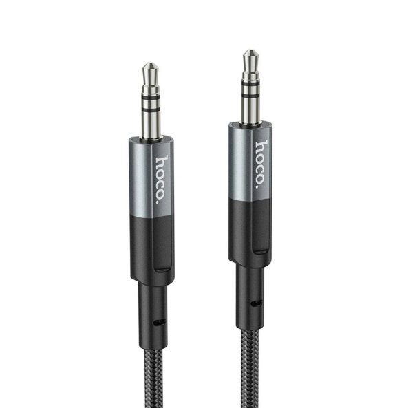 Cablu Audio 3.5mm - 3.5mm HOCO UPA22, 1m, Negru 