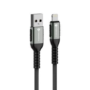 Cablu Date si Incarcare USB-A - Lightning Forcell F-Energy C257, 12W, 1.2m, Negru 