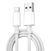 Cablu Date si Incarcare USB-A - Lightning WiWu C006, 12W, 1.2m, Alb 