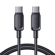 Cablu Date si Incarcare USB-C - USB-C Joyroom A14, 60W, 1.2m, Negru 