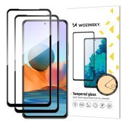 Folie de protectie Ecran WZK pentru Xiaomi Redmi Note 12 4G / Note 12 Pro 4G / Note 12 Pro 5G / Note 12 Pro+ / Note 12, Sticla Securizata, Full Glue, Set 2 bucati, Neagra 