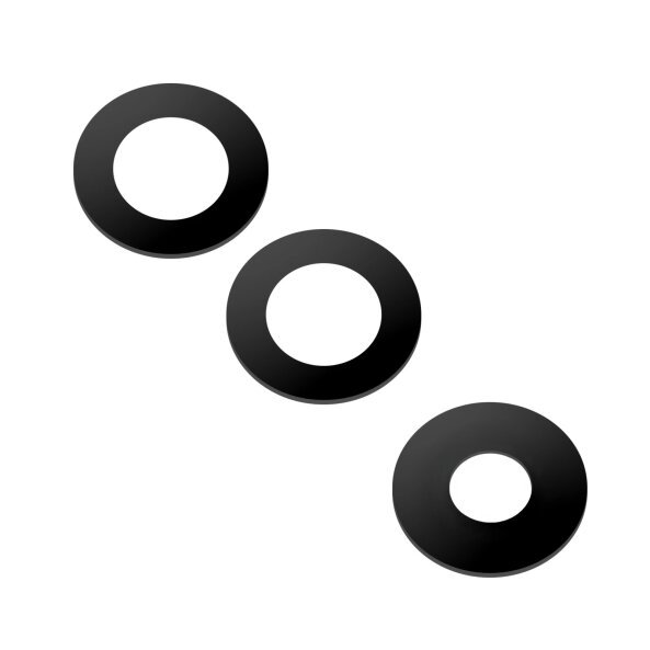 Geam Camera Spate Samsung Galaxy A34 A346, Wide + UltraWide + Macro, Negru 