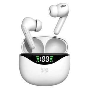 Handsfree Bluetooth Blue Star T60, TWS, Alb 