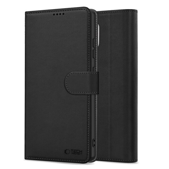 Husa pentru Xiaomi Redmi Note 14 4G, Tech-Protect, Wallet, Neagra 