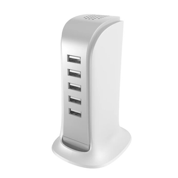 Incarcator Retea Dudao A5EU, 25W, 5A, 5 x USB-A, Alb