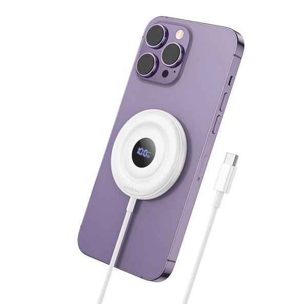 Incarcator Retea Wireless HOCO CW61, 15W, 1.67A, Alb 