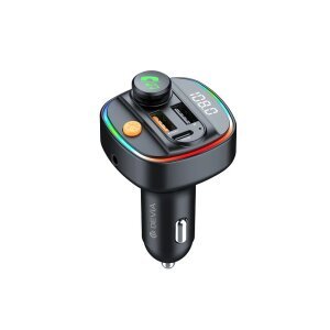 Modulator FM Bluetooth DEVIA, 2 x USB-A - 1 x USB-C 