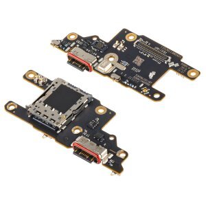 Placa cu Conector Incarcare - Microfon - Modul Cititor SIM Xiaomi Poco X6 Pro, Service Pack 560004N11A00 