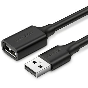 Prelungitor USB UGREEN US103, 2m, Negru