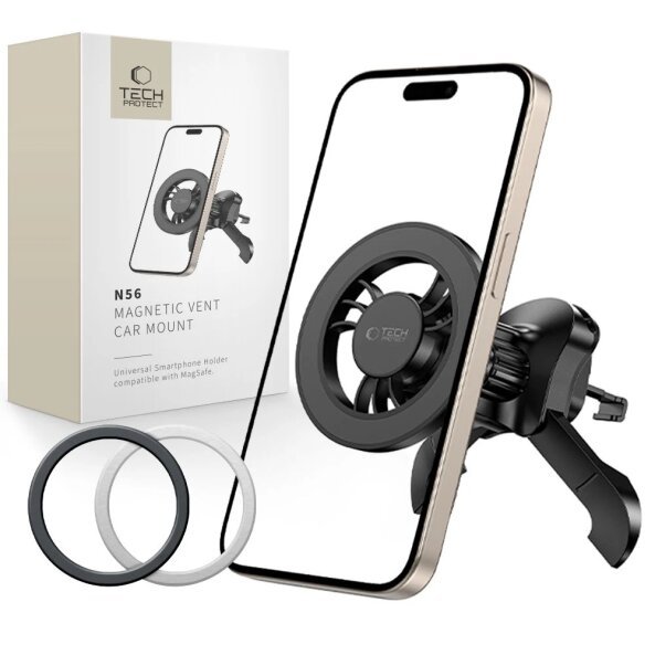 Suport Auto Magnetic Tech-Protect N56 Vent, Universal, Negru 