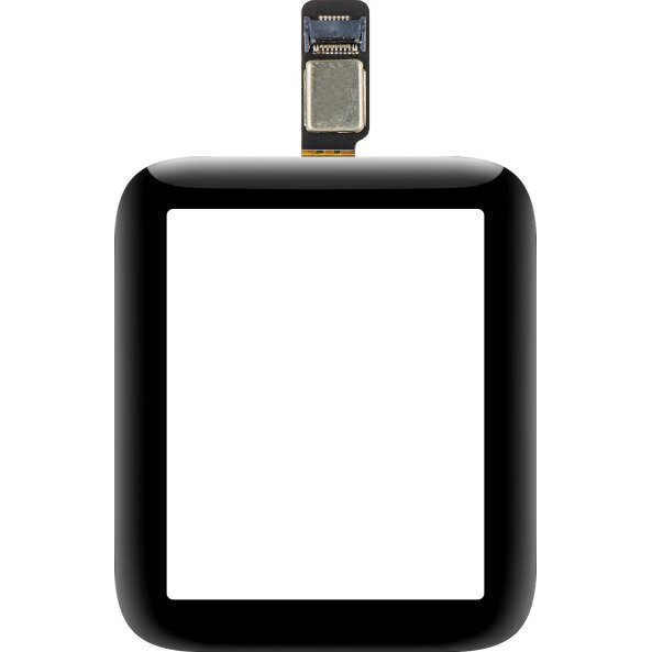 Touchscreen Forward Shield OCA pentru Apple Watch Series 3 42mm / Watch Series 2 42mm, Negru 