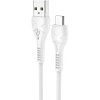 Cablu Date si Incarcare USB-A - microUSB HOCO X37, 18W, 1m, Alb