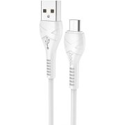 Cablu Date si Incarcare USB-A - microUSB HOCO X37, 18W, 1m, Alb