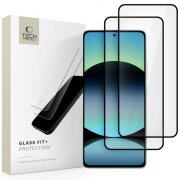 Folie de protectie Ecran Tech-Protect FIT+ pentru Xiaomi Redmi Note 14 5G / Redmi Note 14 4G, Sticla Securizata, Full Glue, 2.5D 