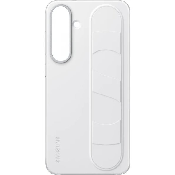 Husa pentru Samsung Galaxy S25+ S936, Standing Grip, Alba EF-GS936CWEGWW 