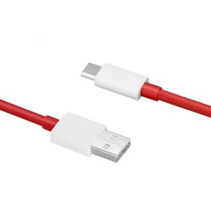 Cablu Date si Incarcare USB-A - USB-C OnePlus DL129, 100W, 1.5m, Rosu 5461100648