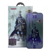 Folie de protectie Ecran Privacy Blue Light OG Shuijia pentru Apple iPhone 15 Pro, Sticla Securizata, Full Glue 