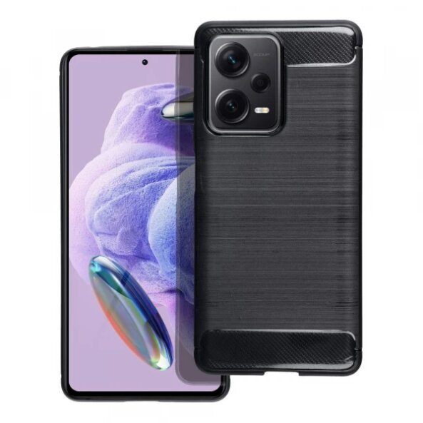 Husa pentru Xiaomi Redmi Note 12 Pro+, OEM, Carbon, Neagra 