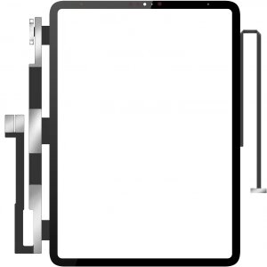 Touchscreen Forward Guard OCA pentru Apple iPad Pro 12.9 (2020), Negru