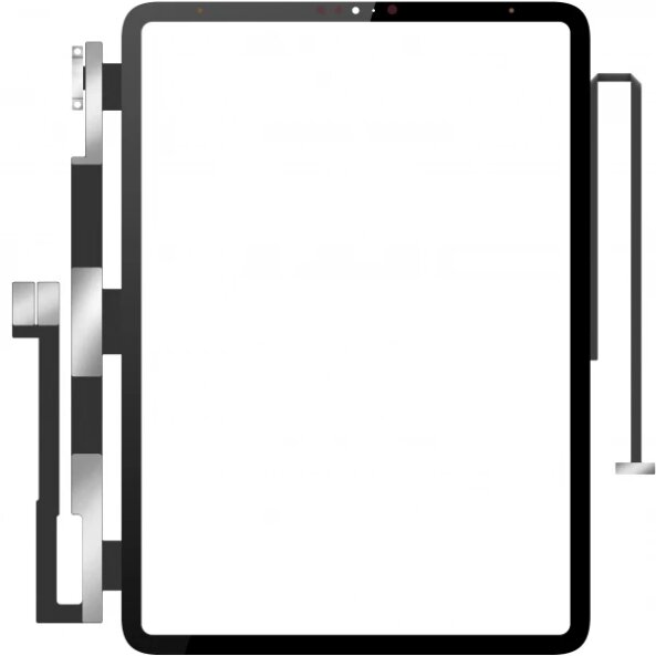 Touchscreen Forward Guard OCA pentru Apple iPad Pro 12.9 (2020), Negru