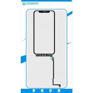 Touchscreen Forward Guard OCA pentru Apple iPhone 11 Pro Max, Versiune IC, Negru