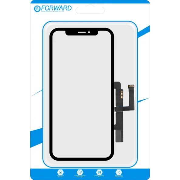 Touchscreen Forward Guard OCA pentru Apple iPhone 11, Versiune IC, Negru