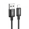 Cablu Date si Incarcare USB-A - Lightning HOCO X89, 18W, 2m, Negru 