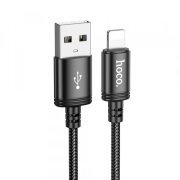 Cablu Date si Incarcare USB-A - Lightning HOCO X89, 18W, 2m, Negru 