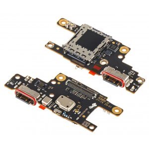 Placa cu Conector Incarcare - Microfon - Modul Cititor SIM Xiaomi Poco F6 5600010N16T00 