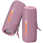 Boxa Portabila Bluetooth Forever BS-20, 20W, TWS, RGB, Waterproof, Roz 