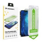 Folie de protectie Ecran WZK Premium pentru Apple iPhone 13 Pro, Sticla Securizata, Full Glue, Neagra 