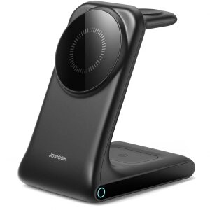 Incarcator Retea Wireless Joyroom JR-W15 3in1, 15W, 1.67A, Negru 