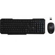 Kit Tastatura Mouse Wireless Rebeltec Vortex, Negru 