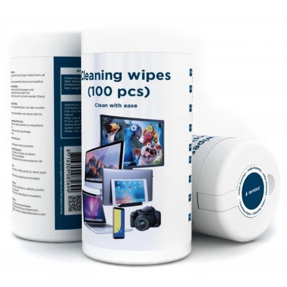 Servetele Curatare Gembird, Set 100 bucati CK-WW100-01