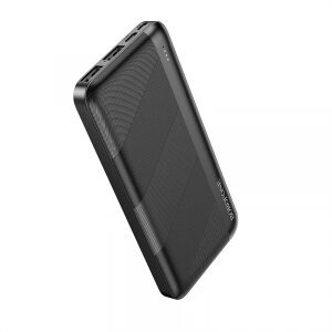 Baterie Externa Borofone BJ27 Pindar, 10000mAh, 10.5W, 2 x USB-A, Neagra 