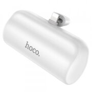 Baterie Externa HOCO J106, 5000mAh, 10W, 1 x Lightning, Alba 