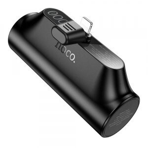 Baterie Externa HOCO J147, 3000mAh, 10W, 1 x Lightning, Neagra 