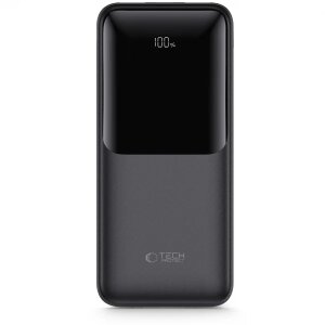 Baterie Externa Tech-Protect PB02, 20000mAh, 22.5W, QC + PD, 1 x USB-C - 2 x USB-A, Neagra 