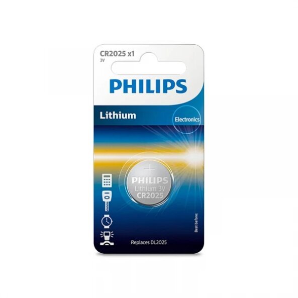 Baterie Philips, CR2025 Phil-CR2025/01B 