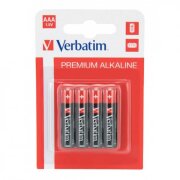 Baterie Verbatim Premium Alkaline, AAA / LR3, Set 4 bucati 49920 
